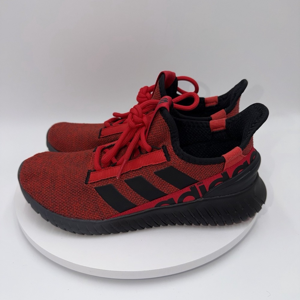 Adidas Kaptir Cloudfoam Comfort Mens 8.5 Red Running Training Sneakers Shoes